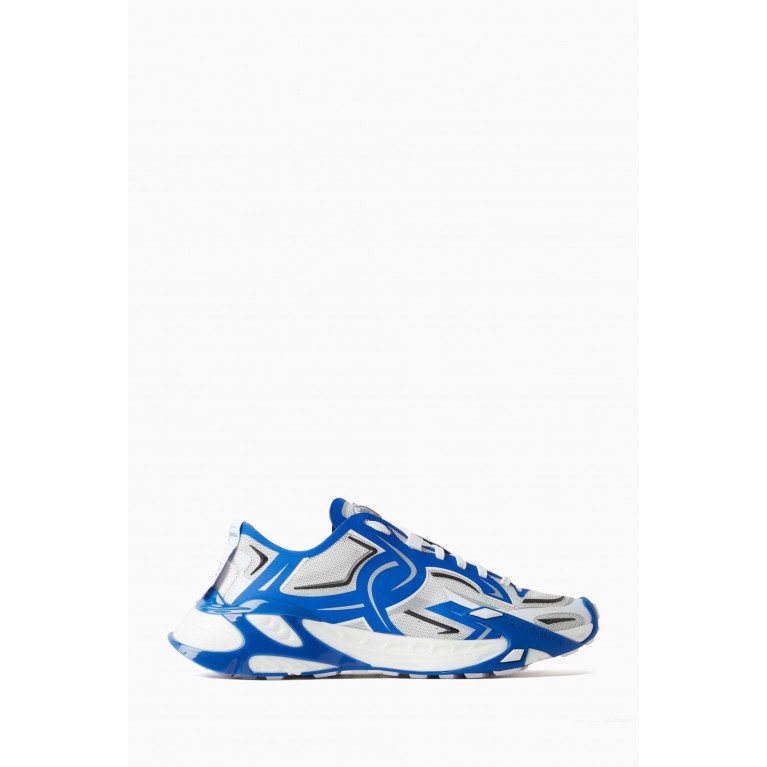 Dolce & Gabbana - Fast in Maglina Panelled Sneakers in Nylon Blue