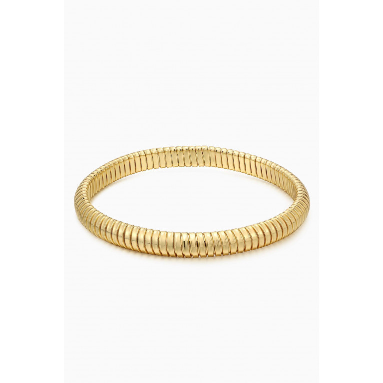 Luv Aj - Mini Flex Snake Bracelet in Gold-plated Brass