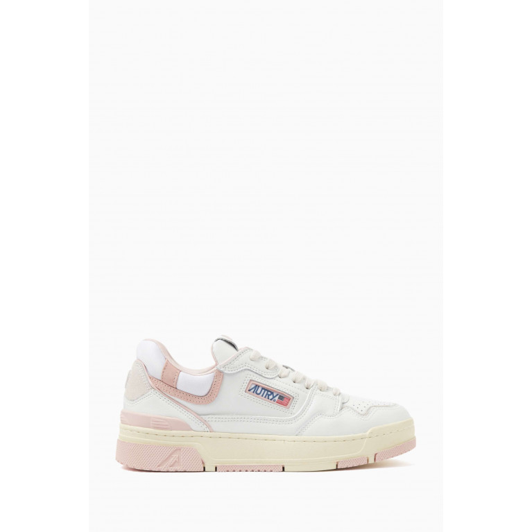 Autry - Rolw MM15 Low-top Sneakers in Leather Pink