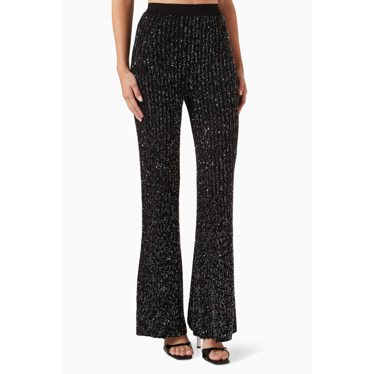 Missoni - Sequin-embellished High-rise Pants in Viscose