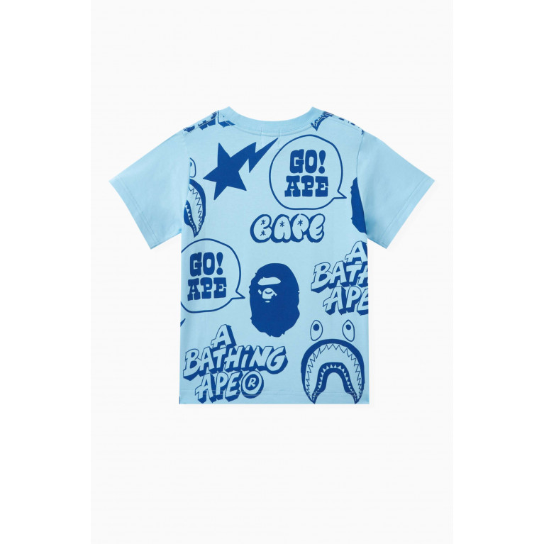 A Bathing Ape - Graffiti Loose-fit T-shirt in Cotton-jersey Neutral
