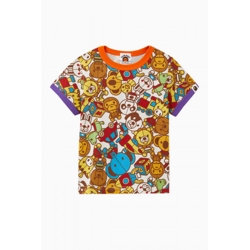 A Bathing Ape - Baby Milo Toy Box Relaxed T-shirt in Jersey