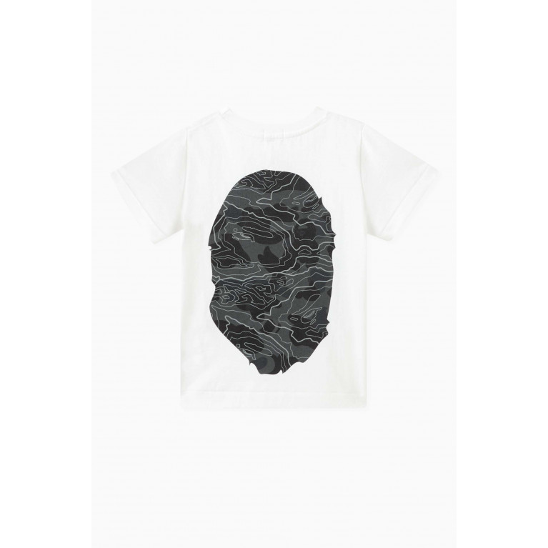 A Bathing Ape - Camo Ape Head T-shirt in Cotton-jersey