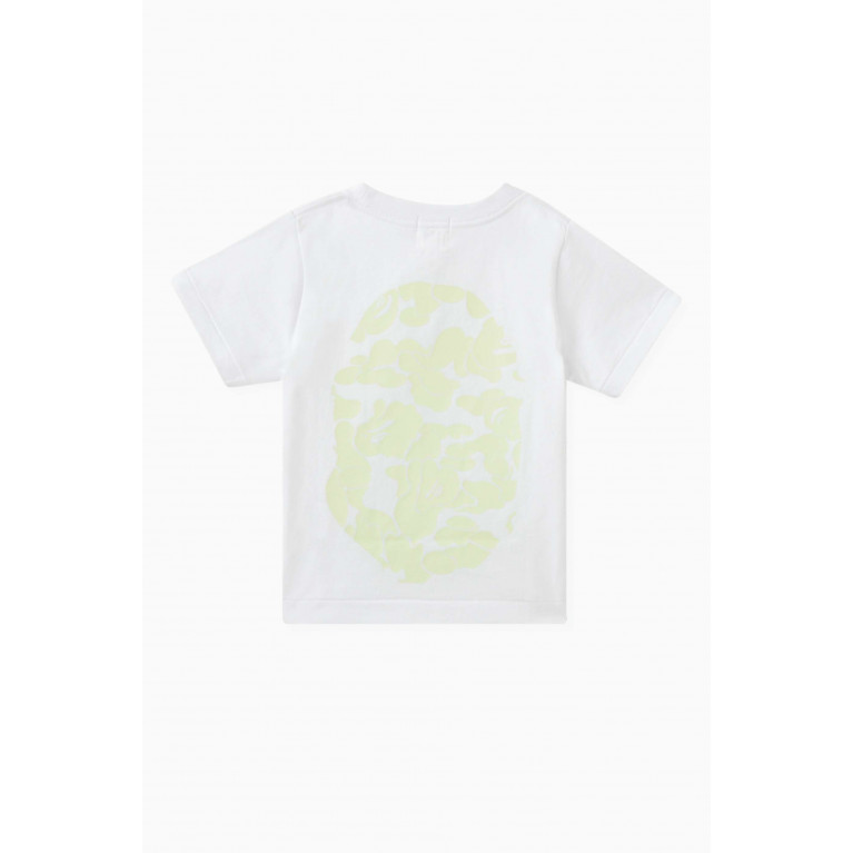 A Bathing Ape - Glow-in-the-dark Graphic T-shirt in Cotton-jersey