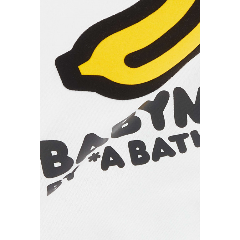 A Bathing Ape - Sleeping Baby Banana Milo T-shirt in Cotton-jersey White