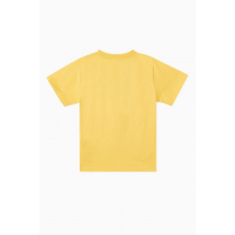 A Bathing Ape - 1st Camo Neck-tie Print T-shirt in Cotton-jersey Yellow