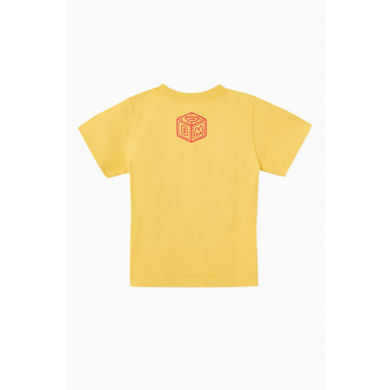 A Bathing Ape - Baby Milo Toy Box #1 T-shirt in Cotton-jersey Yellow