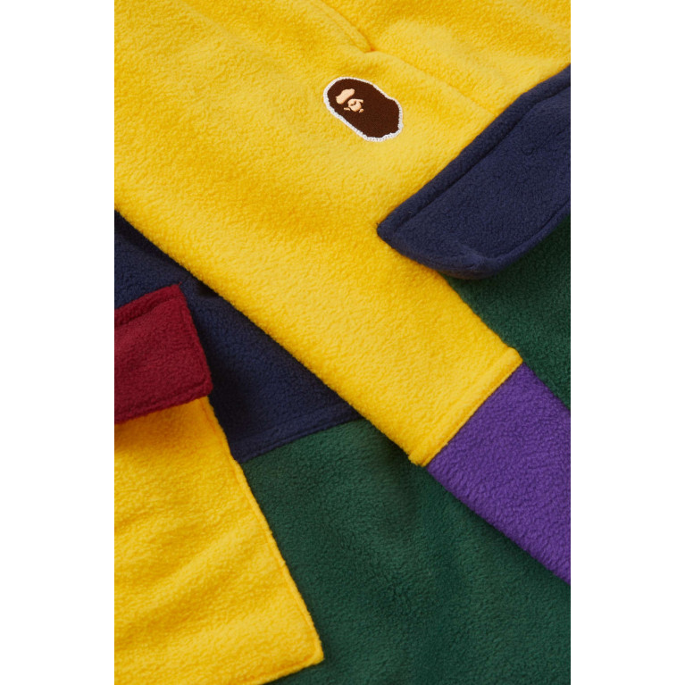 A Bathing Ape - Ape Head Colourblock Sweatpants in Cotton-fleece