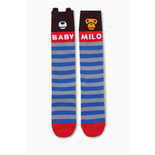 A Bathing Ape - Hoop Baby Milo Animal Ear Long Socks in Cotton-blend