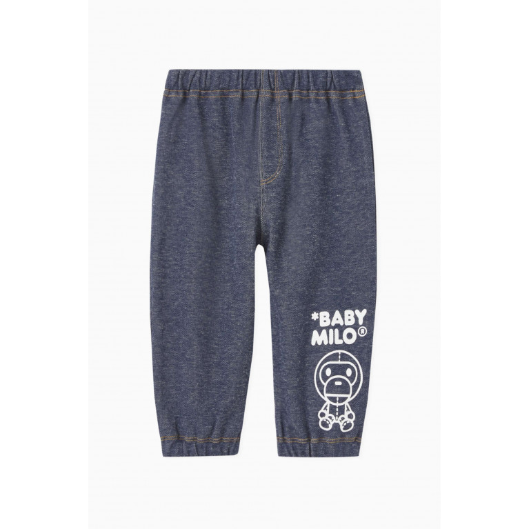 A Bathing Ape - Baby Milo Toy Pants in Cotton-blend Blue