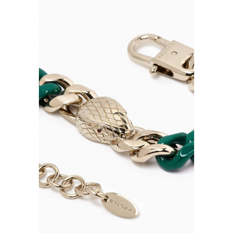 BVLGARI - Serpenti Forever Maxi Chain Bracelet in Brass