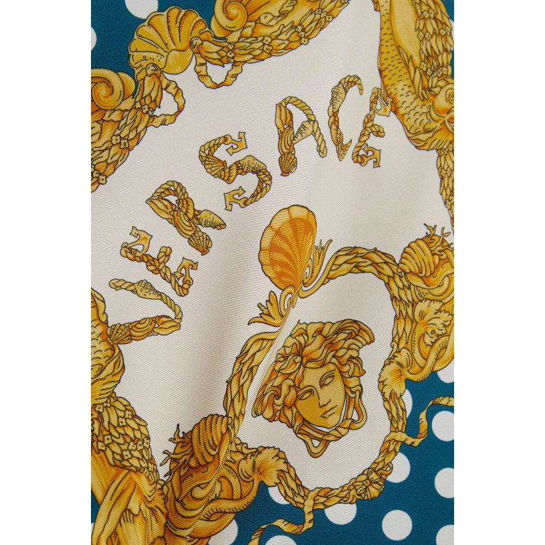 Versace - Logo Print Shirts in Silk