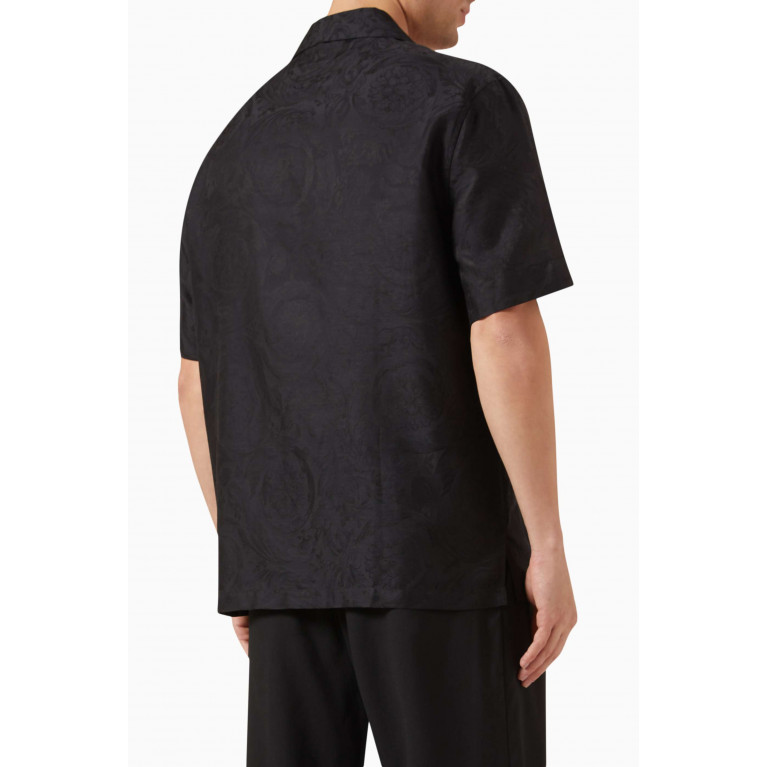 Versace - Barocco Print Shirt in Cotton Blend