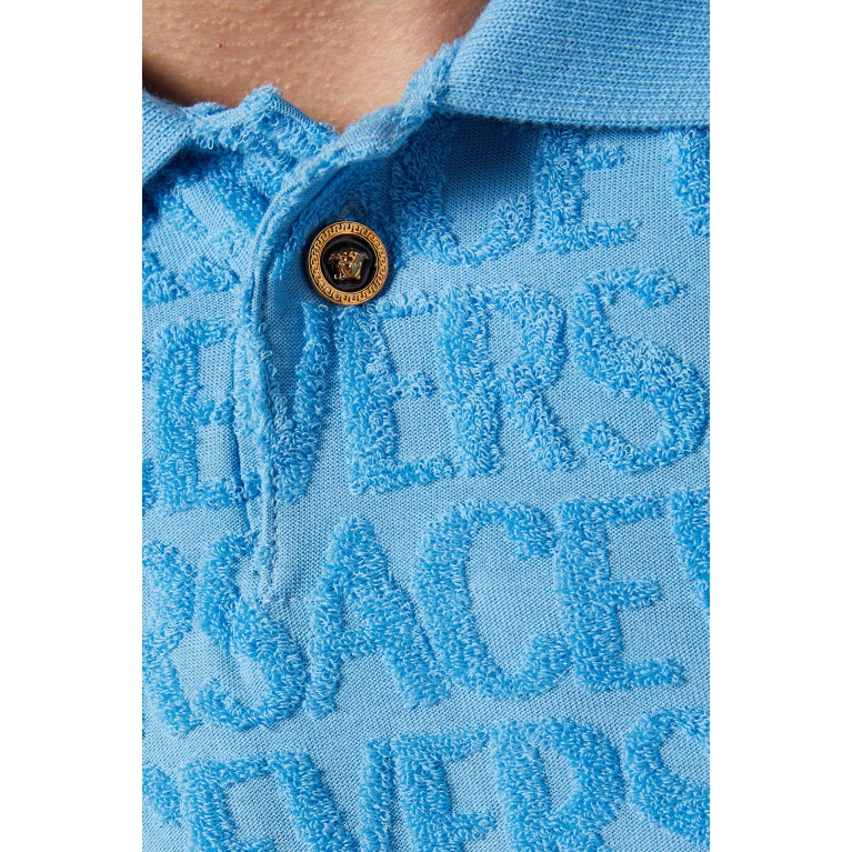 Versace - Logo Polo Shirt in Cotton