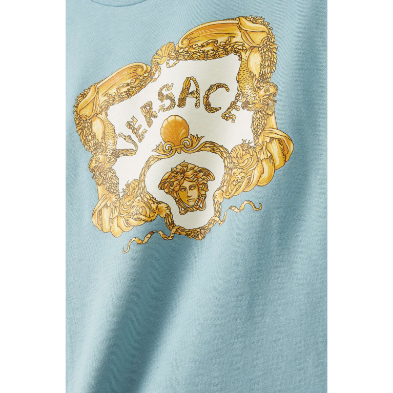 Versace - Seashell Baroque T-shirt in Cotton