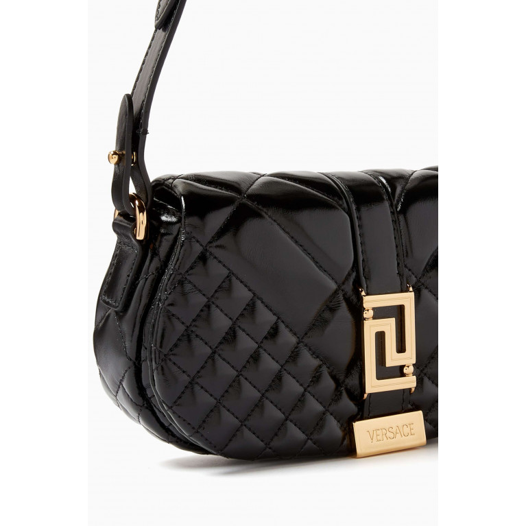 Versace - Mini Greca Goddess Shoulder Bag in Quilted Calf Leather
