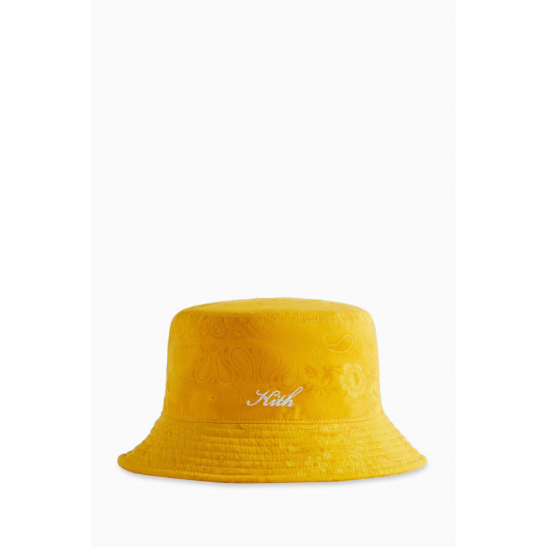 Kith - Bucket Hat in Fabric Yellow