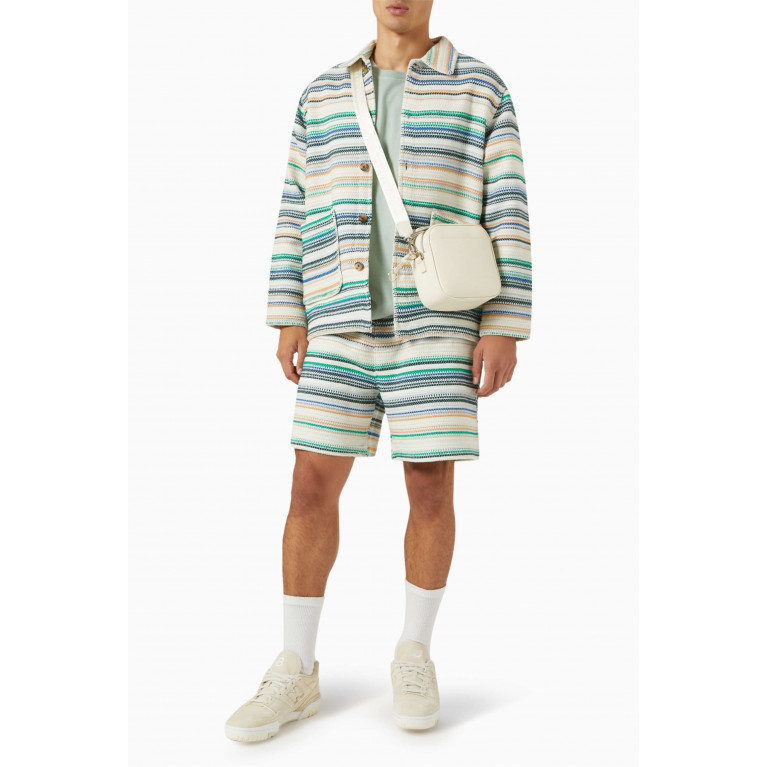 Kith - Woven Stripe Coaches Jacket in Cotton