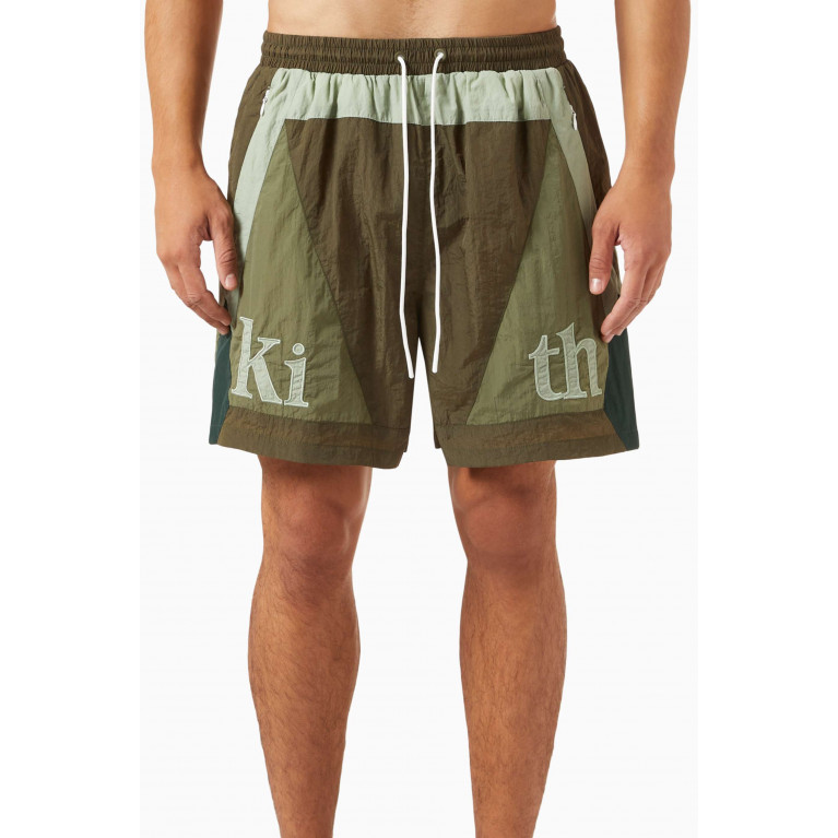 Kith - Turbo Swim Shorts in Nylon Green