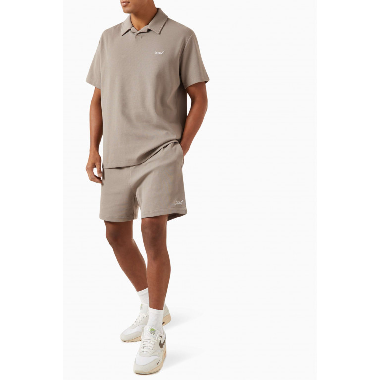 Kith - Graham Shorts in Cotton Waffle White