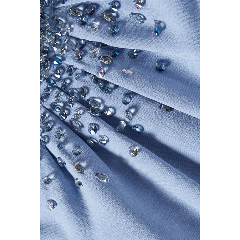 Teri Jon - Crystal-embellished Dress in Crepe