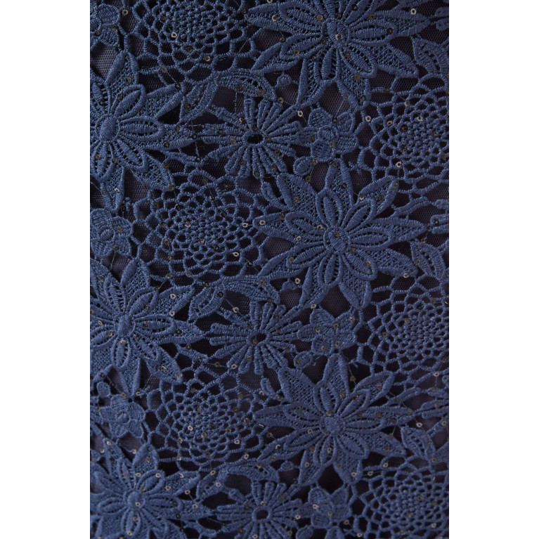 Teri Jon - Sequin-embellished Gown in Lace & Taffeta