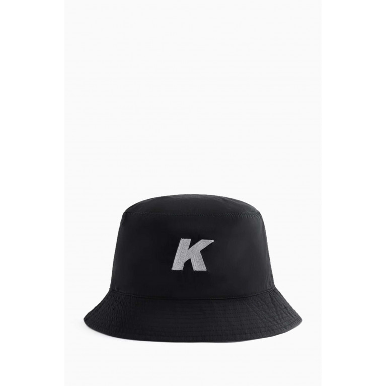 Kith - Logo-embroidered Bucket Hat in Cotton-blend