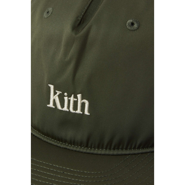 Kith - Logo Dad Cap in Nylon Green