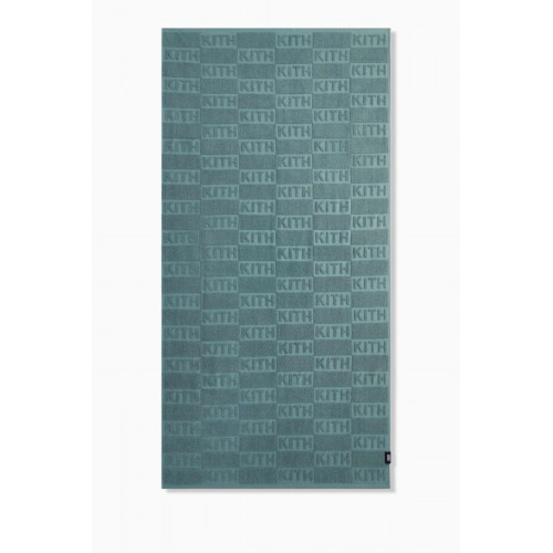 Kith - Logo Embossed Summer Beach Towel in Cotton