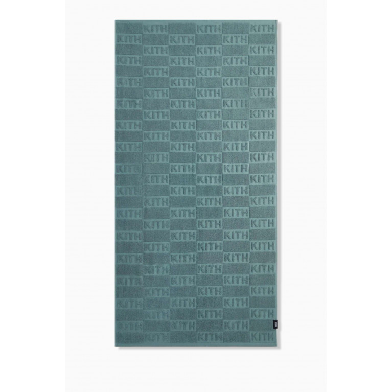 Kith - Logo Embossed Summer Beach Towel in Cotton