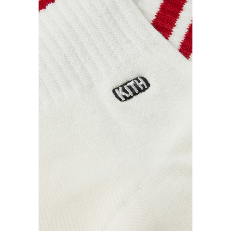 Kith - Summer Stripe Mid-length Socks Grey