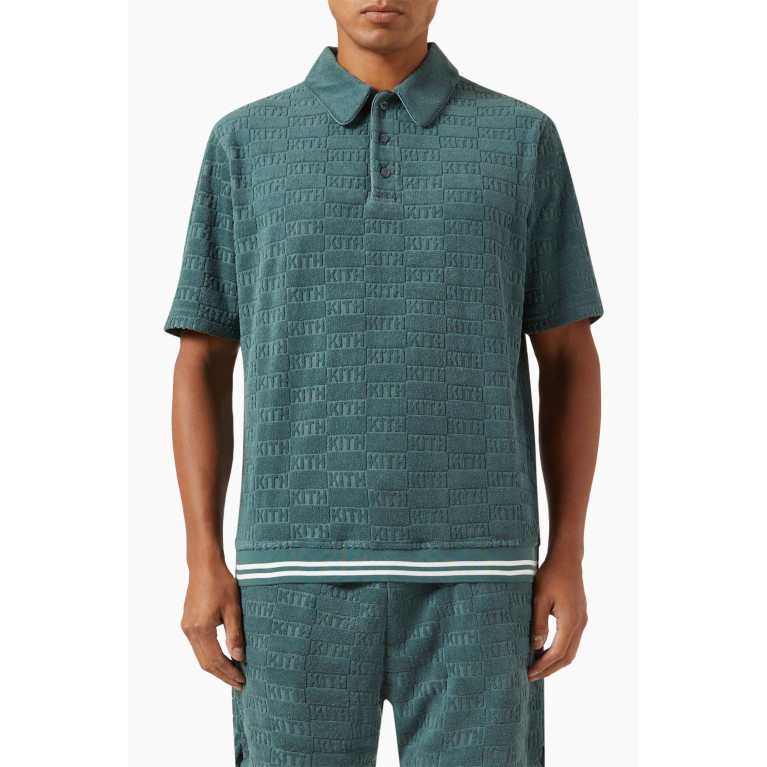 Kith - Graham Polo T-shirt in Cotton Green