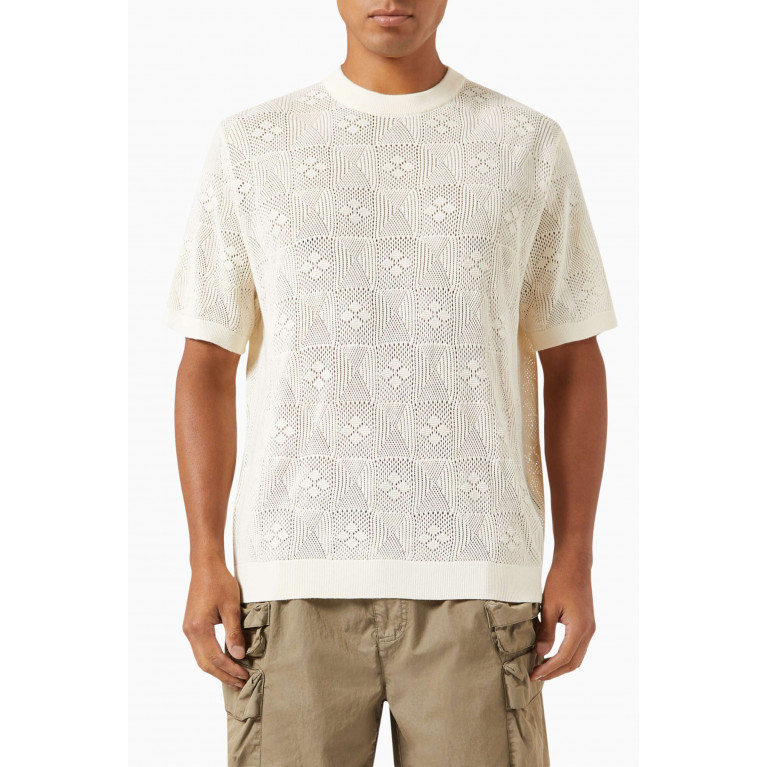 Kith - Tilden Crochet T-shirt Neutral