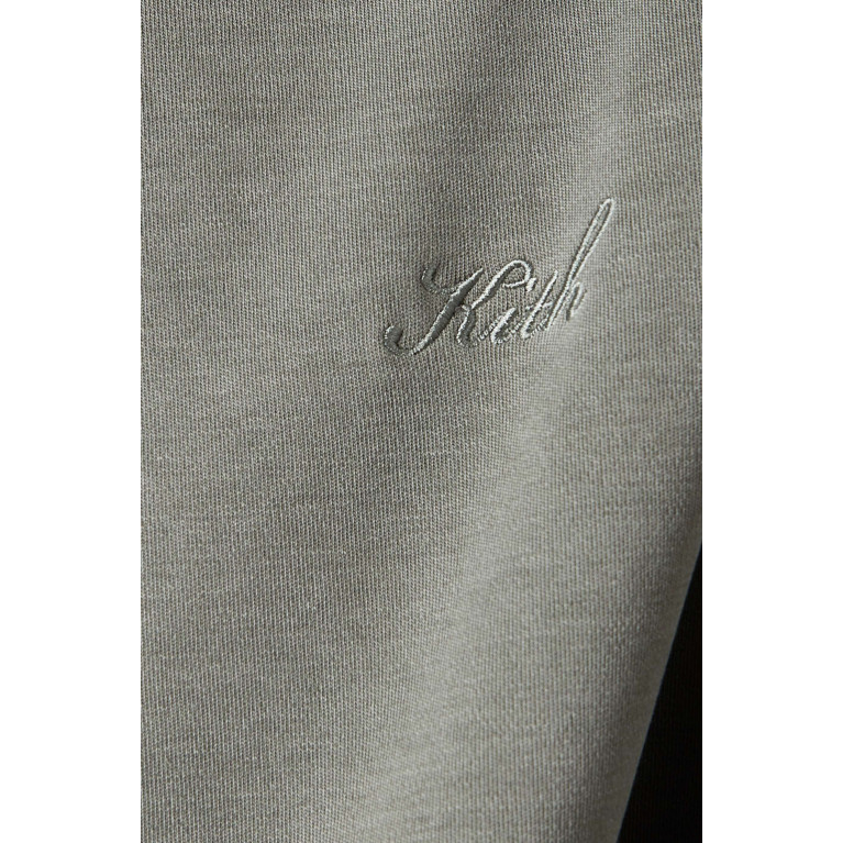 Kith - Crystal Washed Williams III Hoodie in Cotton Stretch Grey