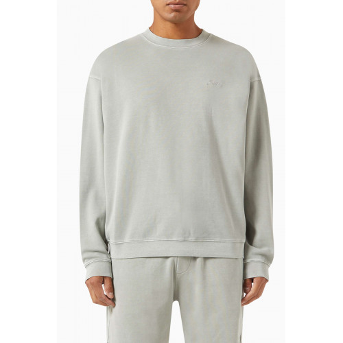 Kith - Crystal Wash Vintage Sweatshirt in Cotton Grey