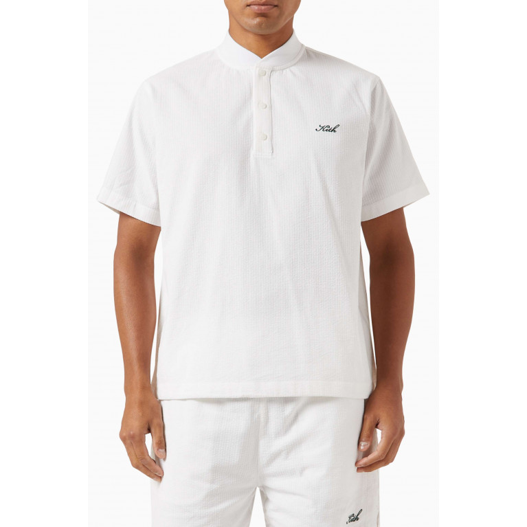 Kith - Pearson Henley T-shirt in Cotton White