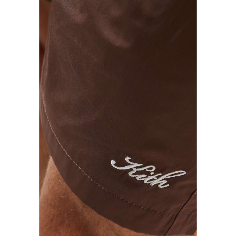 Kith - Active Shorts in Nylon Brown