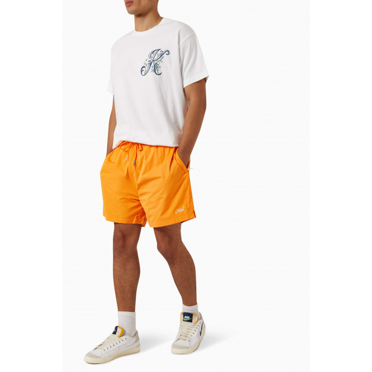 Kith - Active Shorts in Nylon Orange