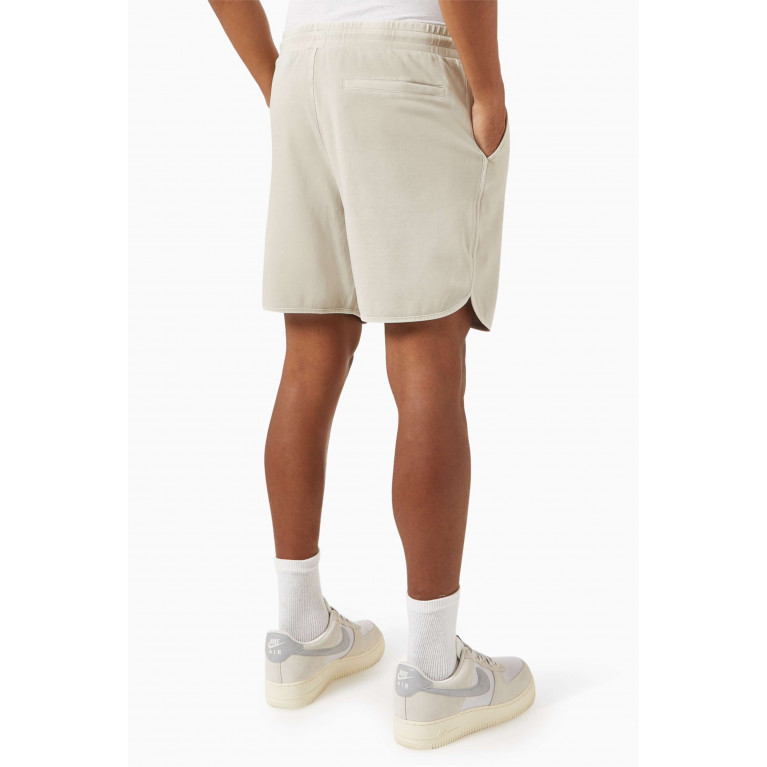 Kith - Crystal Wash Jordan Shorts in Cotton Interlock Neutral