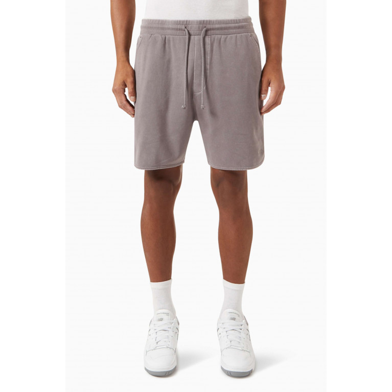 Kith - Crystal Wash Jordan Shorts in Cotton Interlock Grey