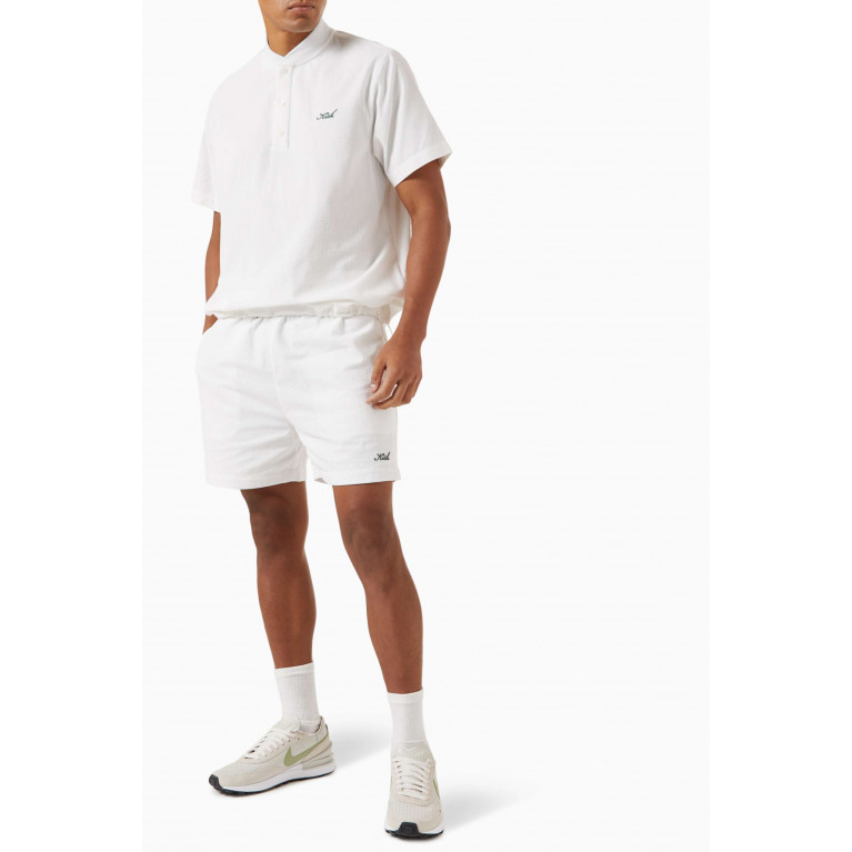 Kith - Active Shorts in Seersucker White