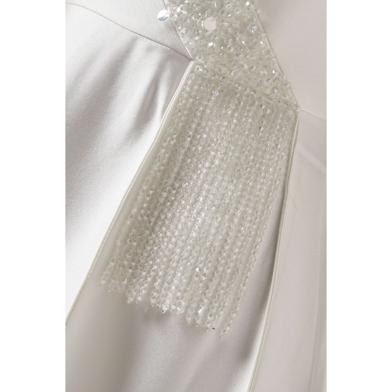 Senna - Fabiola Sequin-embellished Dress White