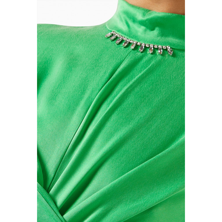 Senna - Inpeza Twist Dress in Viscose-jersey Green