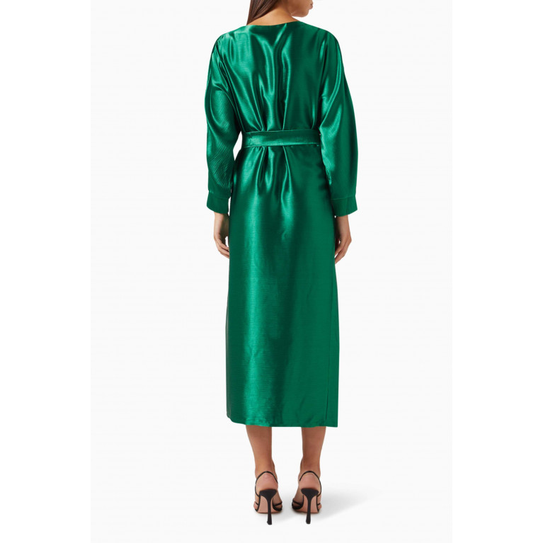 Senna - Leticia Belted Dress Green