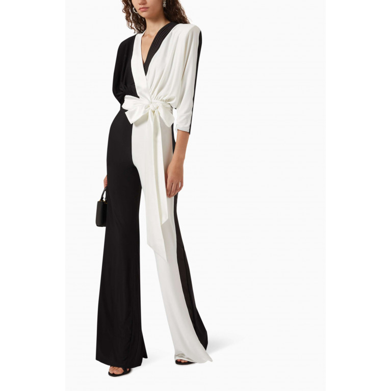 Zhivago - Inside Out Two-tone Jumpsuit in Jersey
