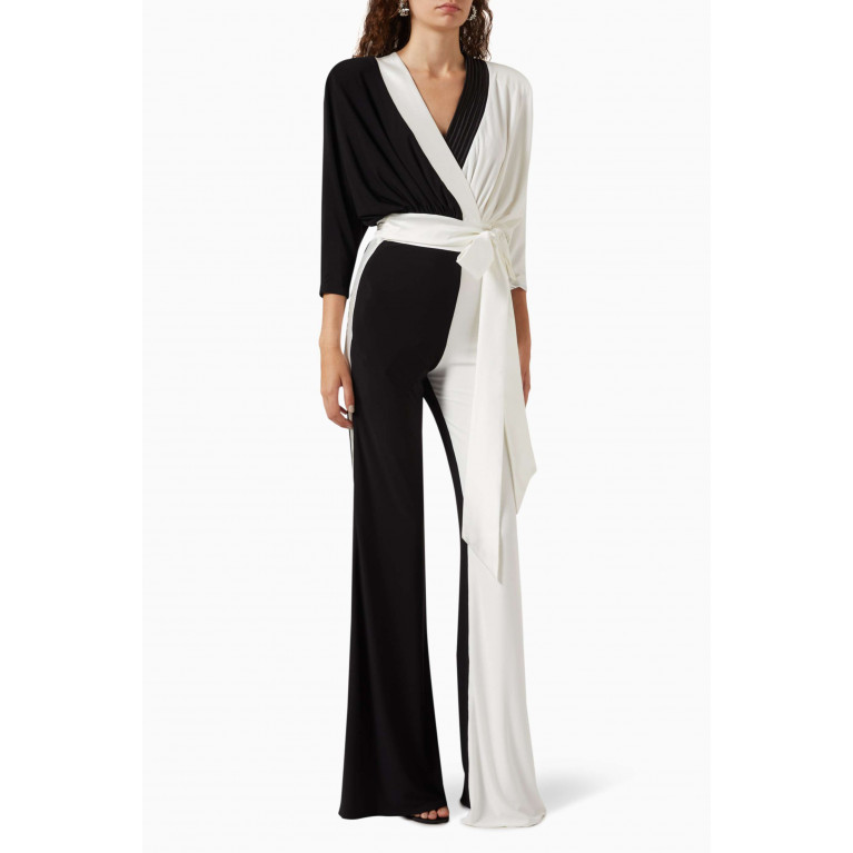 Zhivago - Inside Out Two-tone Jumpsuit in Jersey
