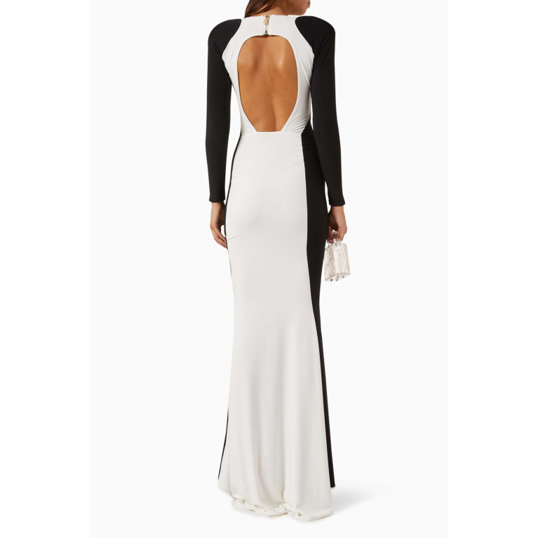Zhivago - Contradiction Open-back Gown in Jersey Black