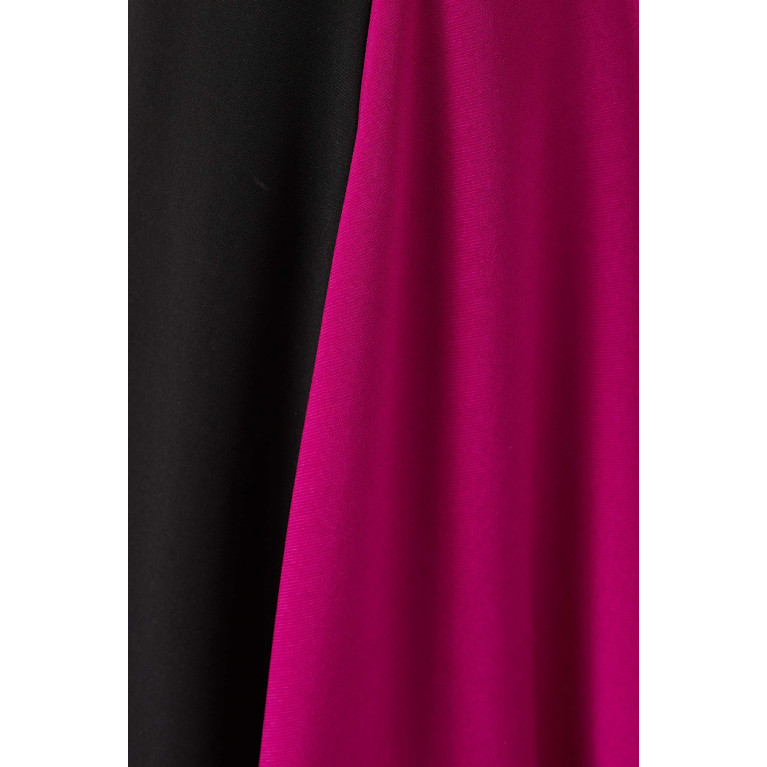 Zhivago - Contradiction Open-back Gown in Jersey Multicolour