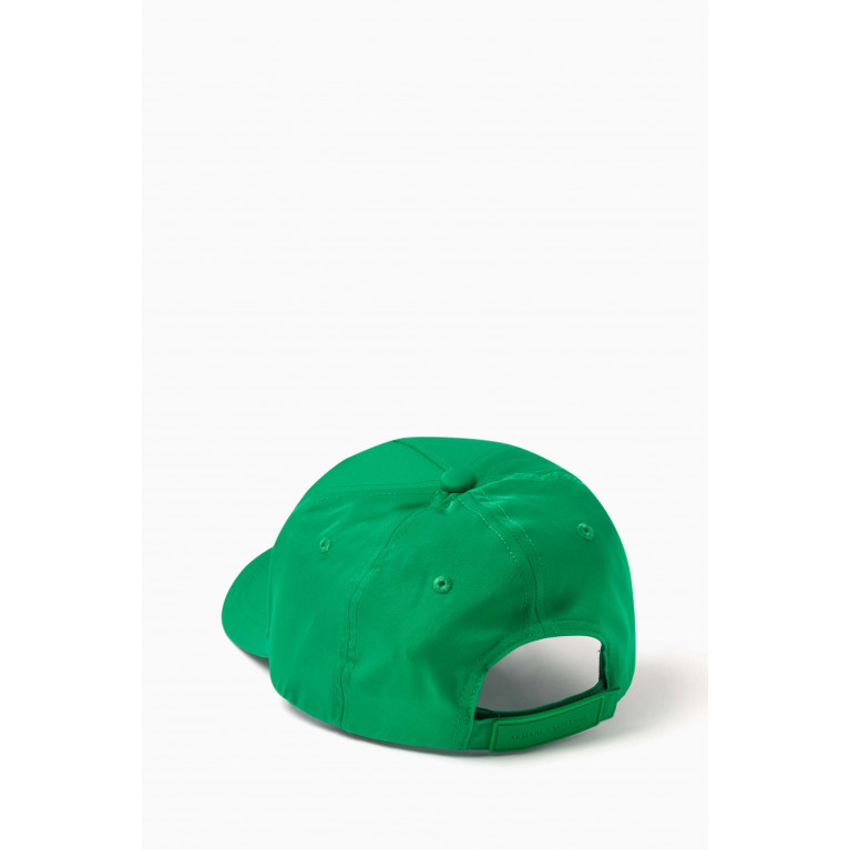 Armani Exchange - Logo Cap in Elastomultiester Green