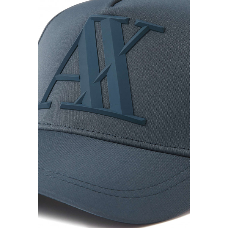 Armani Exchange - Logo Cap in Elastomultiester Grey